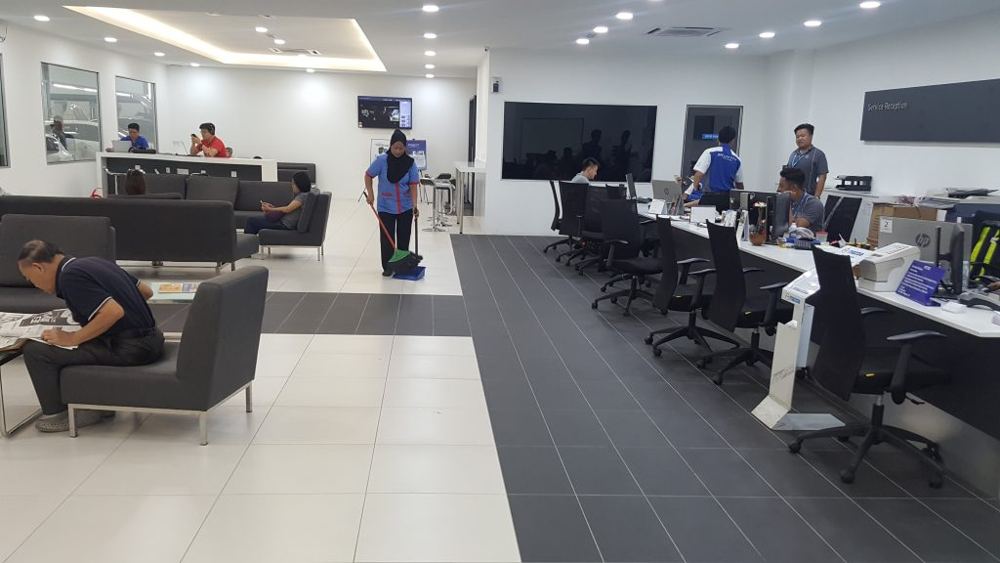 Corporate office cleaning by Alam Aman Services