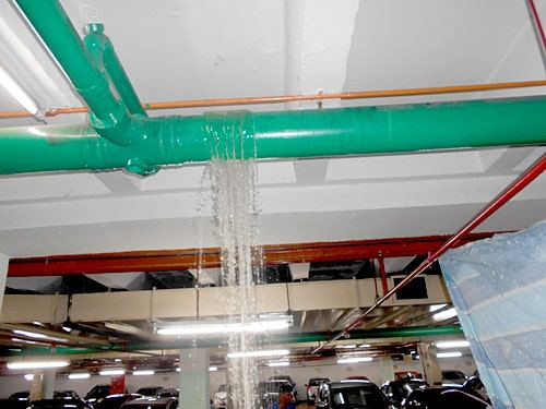 Water pipe leak repair